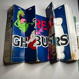 Vintage 1986 The Real Ghostbusters Auto Sun Shade Slimer Stay Puft Amercep